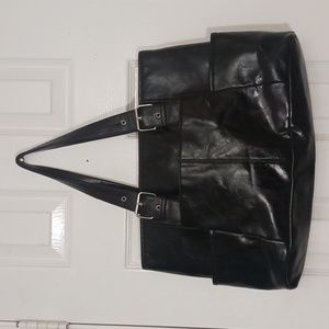 Kenneth Cole Reaction Shoulder Bag Vegan Leather Purse.
